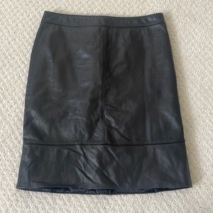 Bebe Genuine Leather skirt